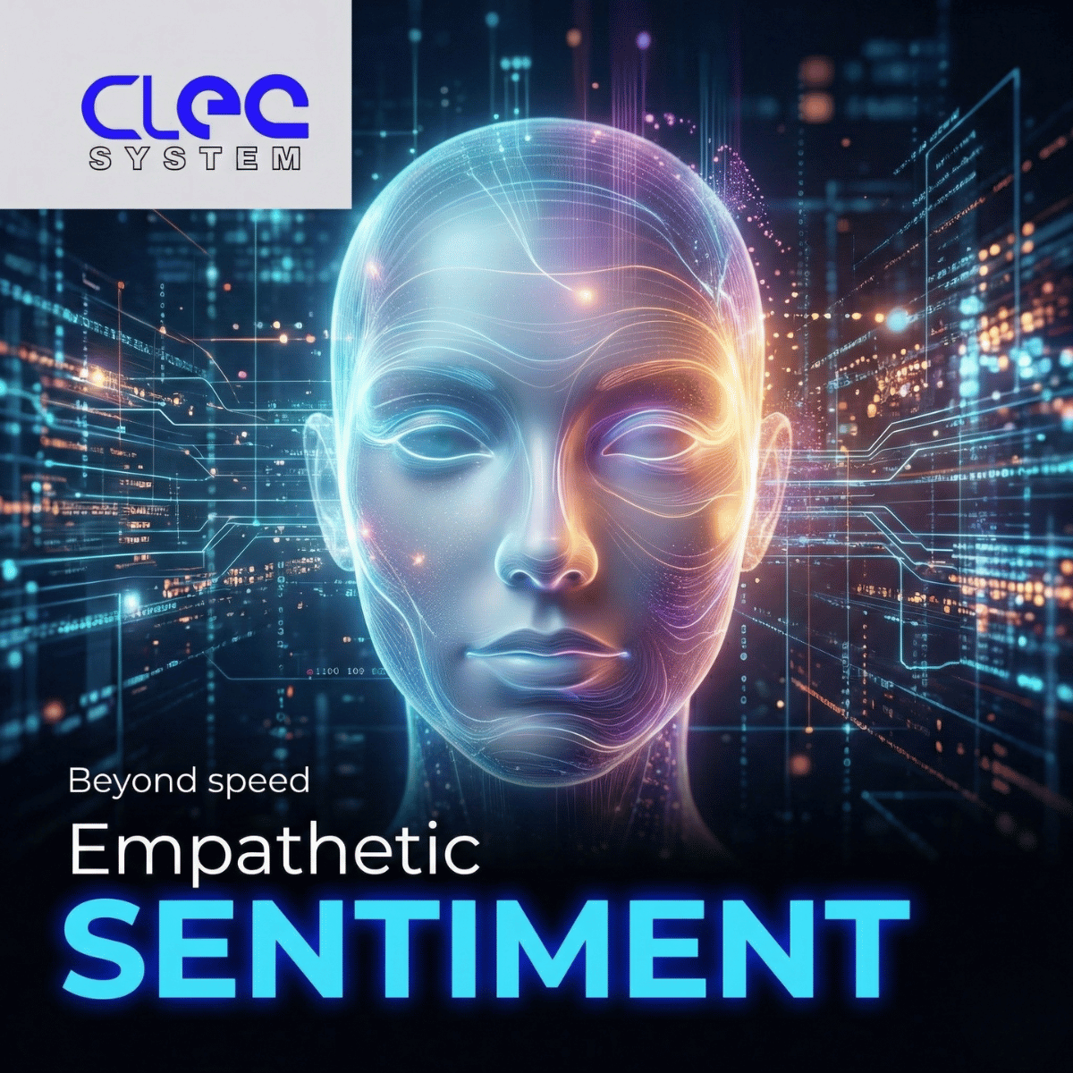 cleo_system's tweet photo. CX isn't just about speed; it's about sentiment. Emotion AI is turning "robotic" support into empathetic engagement. #CleoSystem #CX https://t.co/futH736Tue
