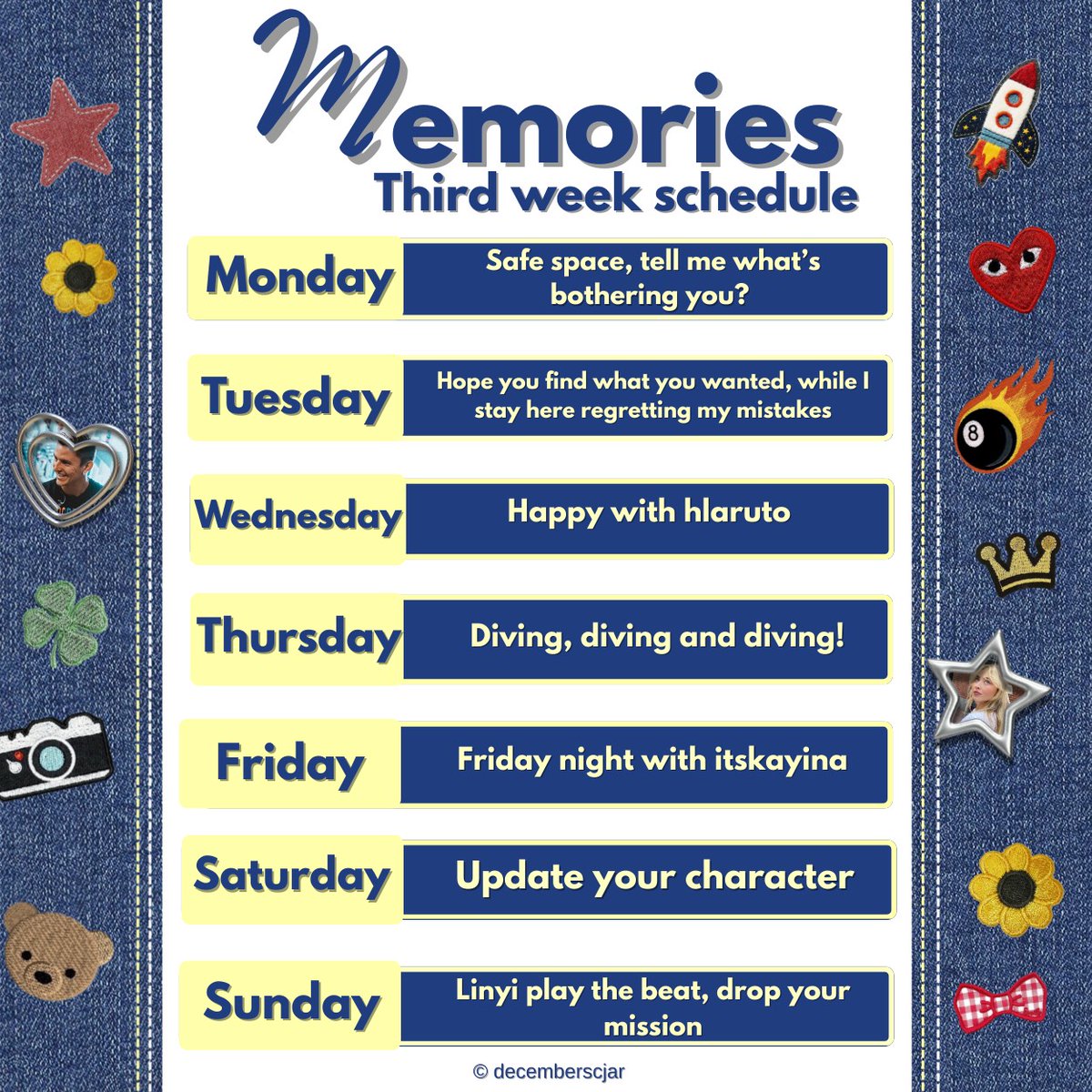 ⠀

𝘍𝘪𝘯𝘥𝘪𝘯𝘨 𝘸𝘢𝘳𝘮𝘵𝘩 𝘪𝘯 𝘵𝘩𝘦 𝘵𝘩𝘪𝘳𝘥 𝘸𝘦𝘦𝘬, 𝘸𝘩𝘪𝘭𝘦 𝘴𝘵𝘪𝘭𝘭 𝘱𝘳𝘰𝘤𝘦𝘴𝘴𝘪𝘯𝘨 𝘵𝘩𝘦 𝘧𝘦𝘦𝘭𝘴 ݁₊ ⊹ . ݁ 🐝 ݁ . ⊹ ₊ ݁.

⠀