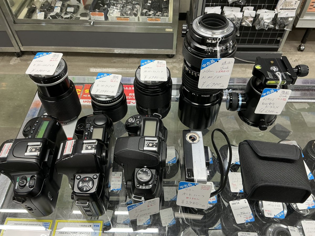 ジャンク品、現状品出しました(*ˊᵕˋ*) #トップカメラ