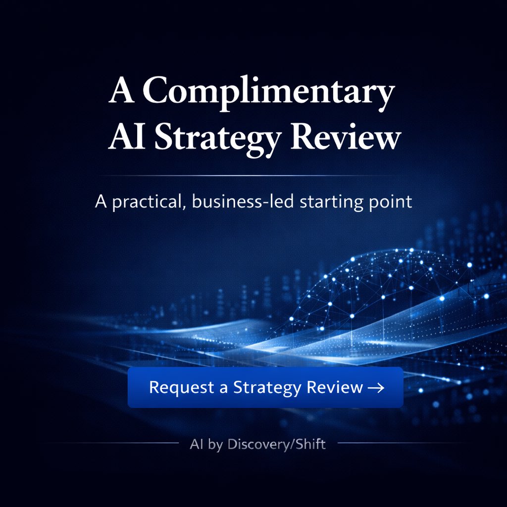 dailysocial's tweet photo. AI initiatives succeed when they begin with clarity, not momentum.

We’ve opened a complimentary AI strategy review for organizations exploring AI responsibly.

Share your business context, and our team will return a concise note for you. https://t.co/EkkkZXCYnq