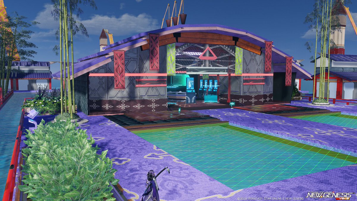 shishi_game02's tweet image. ニューデイズ(オウトク・シティ)　PSUに登場した惑星ニューデイズの首都です。グラール太陽系にいた人はぜひ見に来てください。Ship03: 899767 689842 #PSO2NGS #クリエイティブスペース