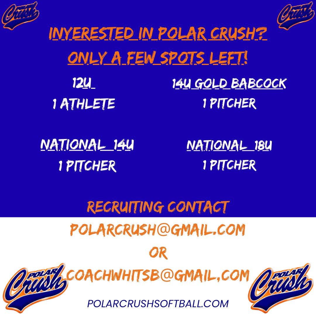 Polar Crush Softball tweet media