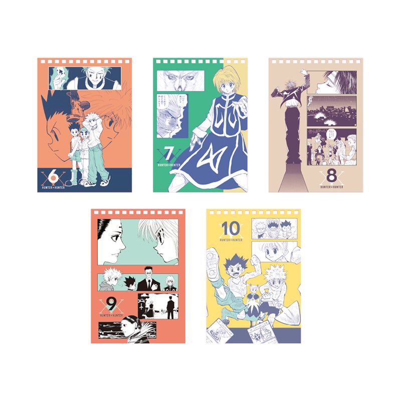 冨樫展で販売されたHUNTER×HUNTERグッズの万年日めくりカレンダーどの