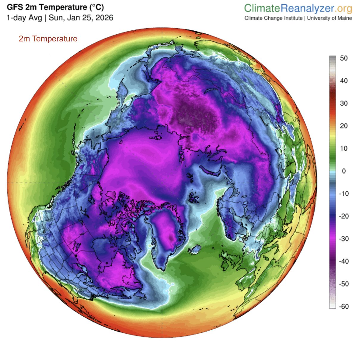 StefanBurnsGeo's tweet photo. Brrrr ❄️ The disruption of the polar vortex paired with some crazy space weather (severe geomagnetic storm, historic severe radiation storm) has plunged much of the northern hemisphere into frigid conditions with huge even record snowfall https://t.co/ZedlAse9Qr