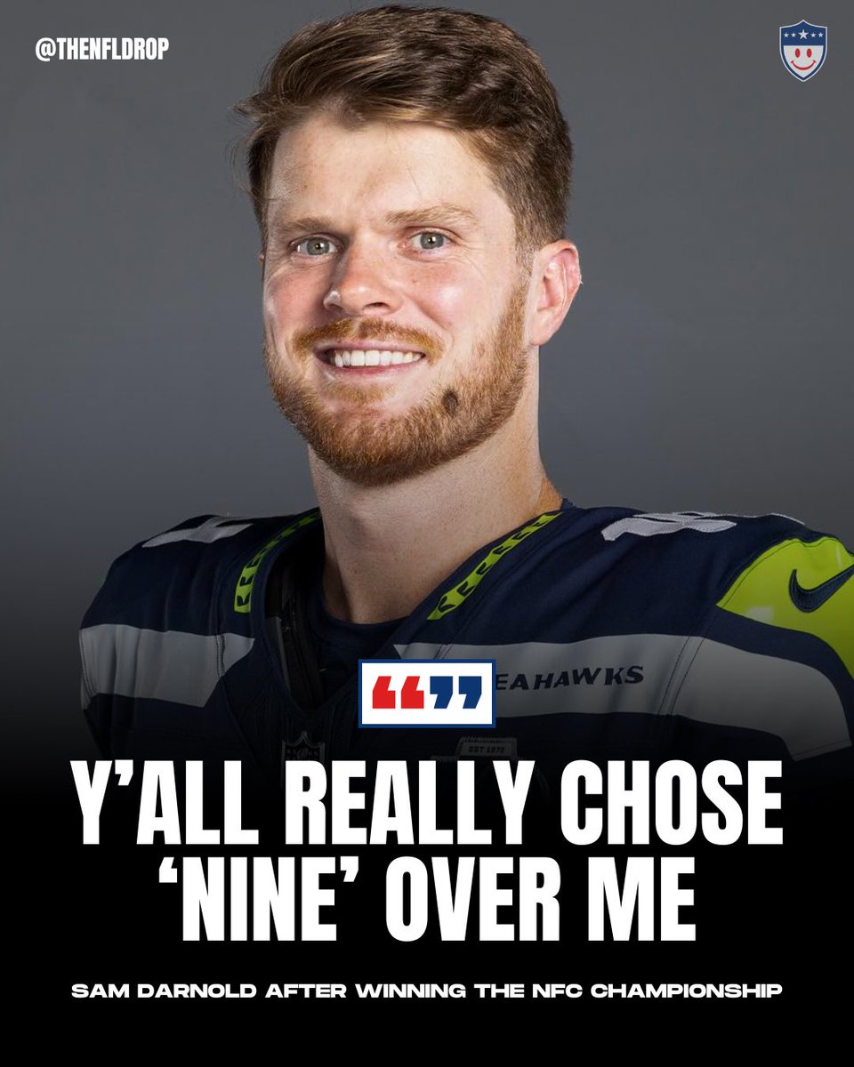 WOW: Seahawks QB Sam Darnold CALLS OUT the Vikings after winning the NFC Championship:

“Y’all really chose ‘Nine’ over me”

😳😳😳