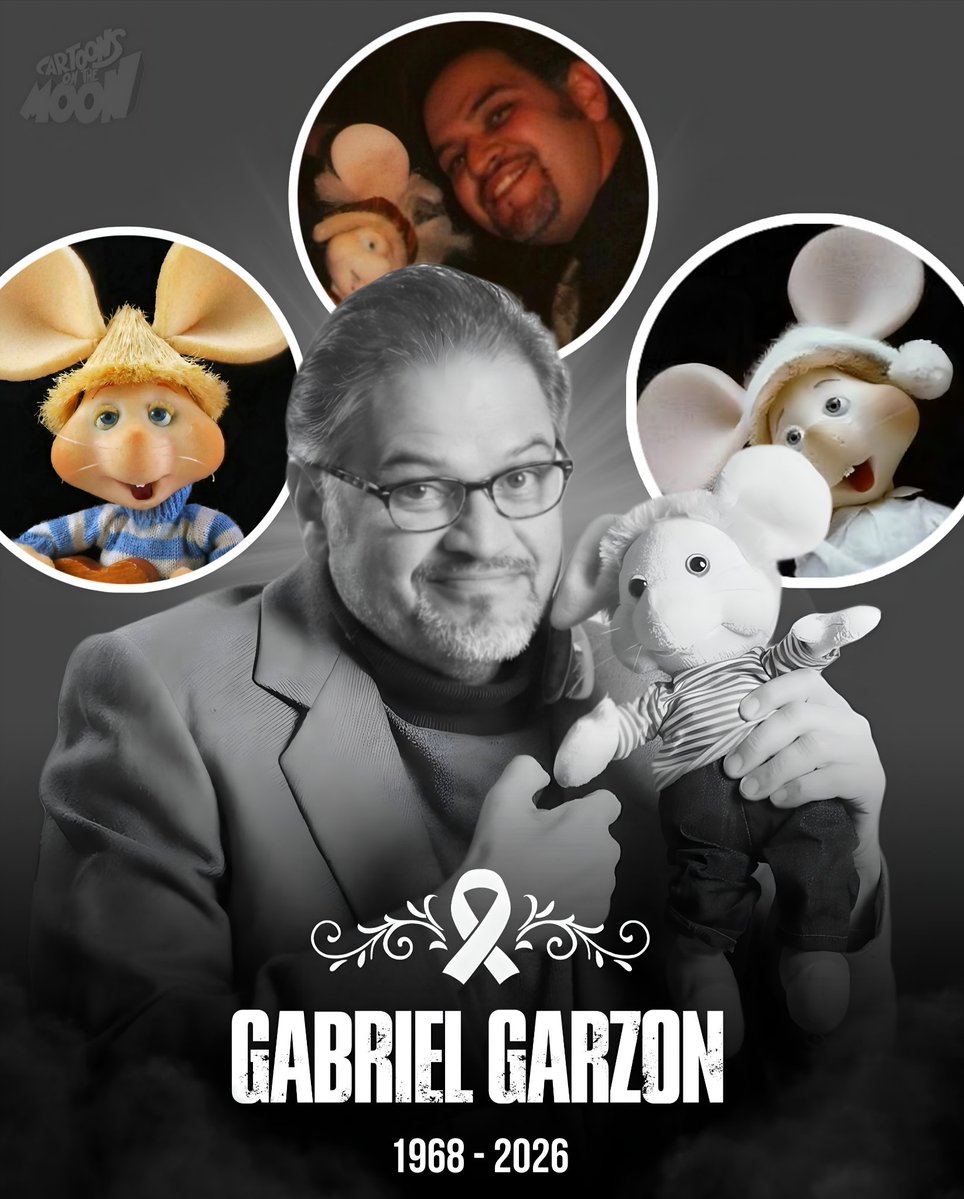 CartoonsOTMoon's tweet image. Lamentablemente, Gabriel Garzón, la icónica voz de Topo Gigio, ha fallecido hoy a los 57 años de edad.

Descanse en paz.