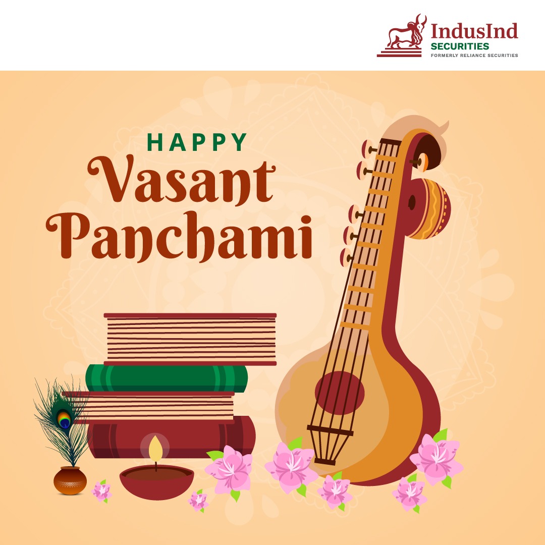 Indusindsec's tweet image. As spring blossoms, may knowledge, harmony, and prosperity brighten your path.

Wishing you and your family a blessed Vasant Panchami

#VasantPanchami #SeasonOfSpring #Indusindsecurities less