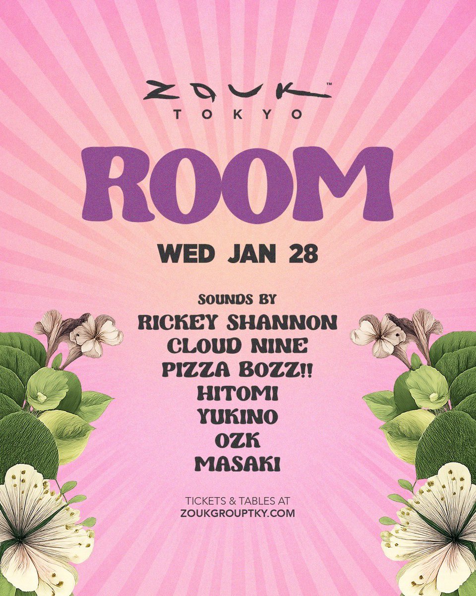 Zouk Tokyo tweet media