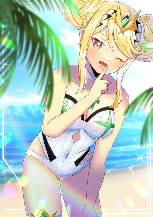 「何だか最近寒すぎるよねぇ…!!! #くそ寒いので水着を貼る」|ヒヨヨ@skeb募集中のイラスト
