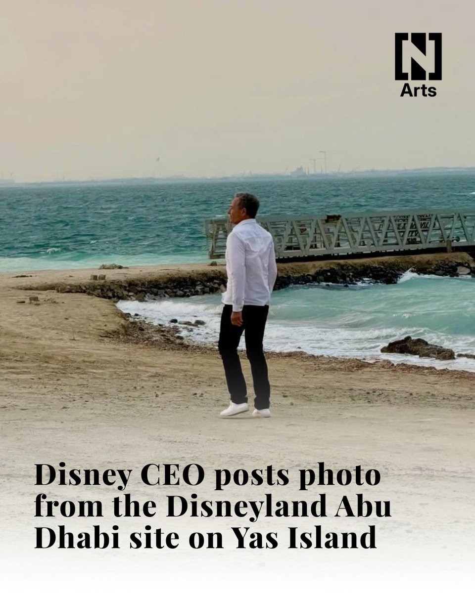 Disney chief executive Bob Iger shared two photos on Instagram on Sunday with the caption: 'Walking the site of what will one day be Disneyland Abu Dhabi! Lots of work ahead, but all very exciting!'

Read more here: news.ae/4rcOIIE