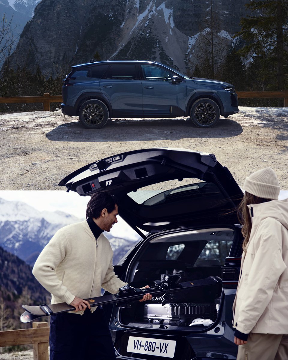 ¿Esquís, botas, cascos, mochilas...?
Con el #CitroënC5Aircross, la nieve nunca se queda fuera del plan🎿

Su gran capacidad de maletero y diseño inteligente te permiten llevar toda la equipación de invierno con total comodidad, sin renunciar al espacio ni al confort🚙✅