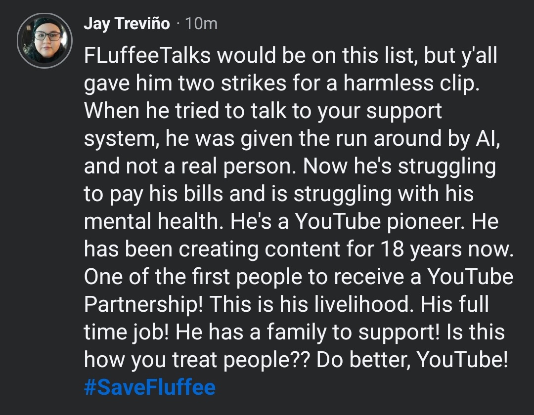 jayyleebean's tweet photo. @FLuffeeTalks I've got your back, brother. ✊🏽 #SaveFLuffee https://t.co/b05J9GdD4V