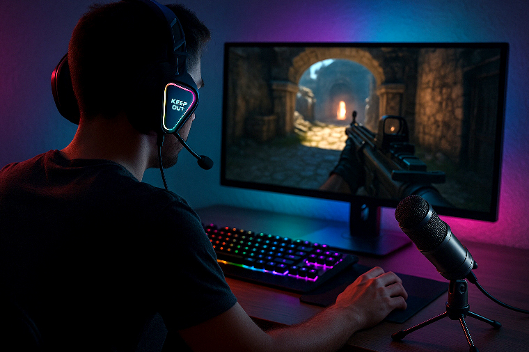 DOMINA EL STREAM CON EL ARSENAL KEEPOUT.
Tu setup es tu arma definitiva. Monitor, auriculares, micro, teclado y ratón diseñados para la victoria absoluta en la arena de élite.
Consigue tu equipo pro aquí: keep-out.eu/go/ko
#KeepOut #GamingSetup #Streamer #Esports #ProGamer
