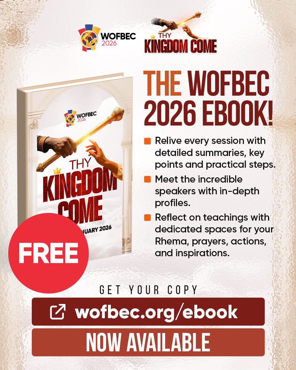 The site crashed due to the traffic but now back up and running. 

Now available, did you experience @wofbec? You can download the e-book for free. 

Download now. 

Swipe left for link.