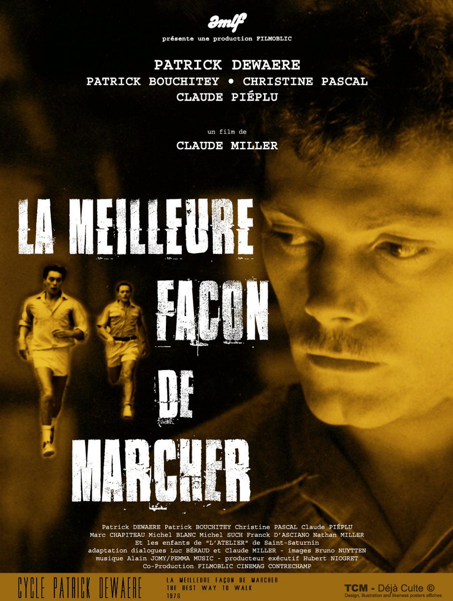 La Meilleure Façon de Marcher (Claude Miller, 1976) - Patrick Dewaere confirme son talent d'acteur et révèle aussi sa carrure d'athlète