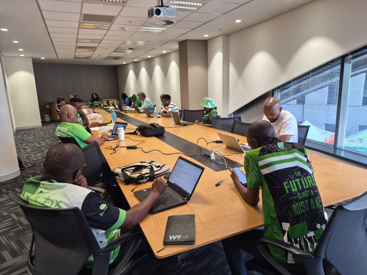 📍 ActionSA Caucus in session!
We’re preparing for Council with one mission: championing service delivery and putting residents first. 💚 #ActionSA #ServiceDeliveryChampions <a href="/CityTshwane/">City of Tshwane</a>