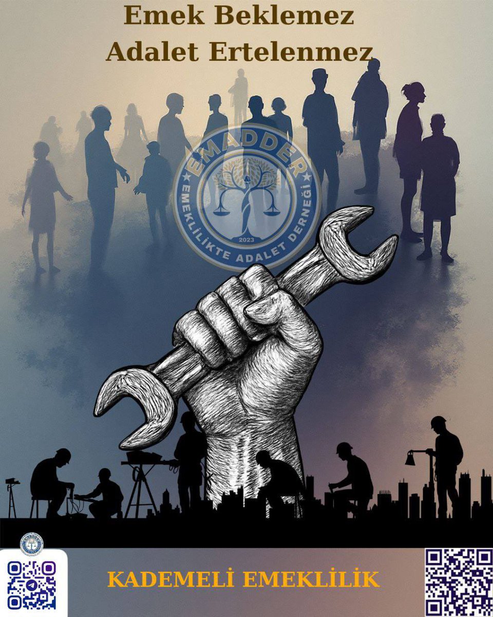 Bu bir ayrıcalık isteği değil, hak talebidir.

Bu bir lütuf değil, adalet çağrısıdır.

1 güne 17/20 yıl haksızlığı kabul edilemez !

<a href="/EmadDernegi/">EMEKLİLİKTE ADALET DERNEĞİ ⚖️</a>
#YaKademeYaSeçim