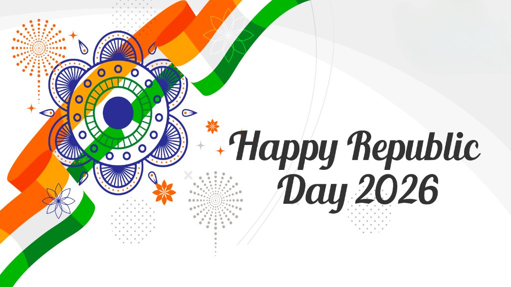 Happy Republic Day 2026! 🇮🇳
Today we celebrate the spirit of democracy, unity, and progress. May we continue to uphold the values of justice, liberty, and equality that form the foundation of our nation.