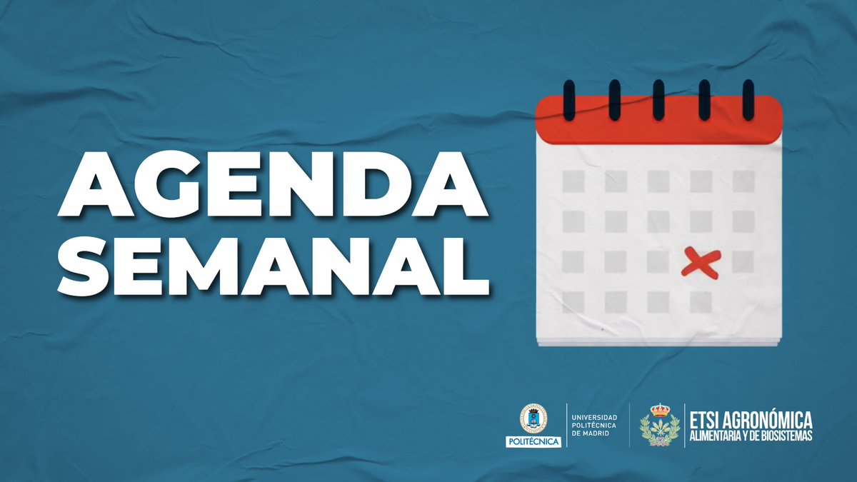 #AgendaETSIAAB | Comienza la última semana de exámenes. Mucho ánimo para este tramo final. ¡Ya queda menos!

etsiaab.upm.es/Centro/Gabinet…