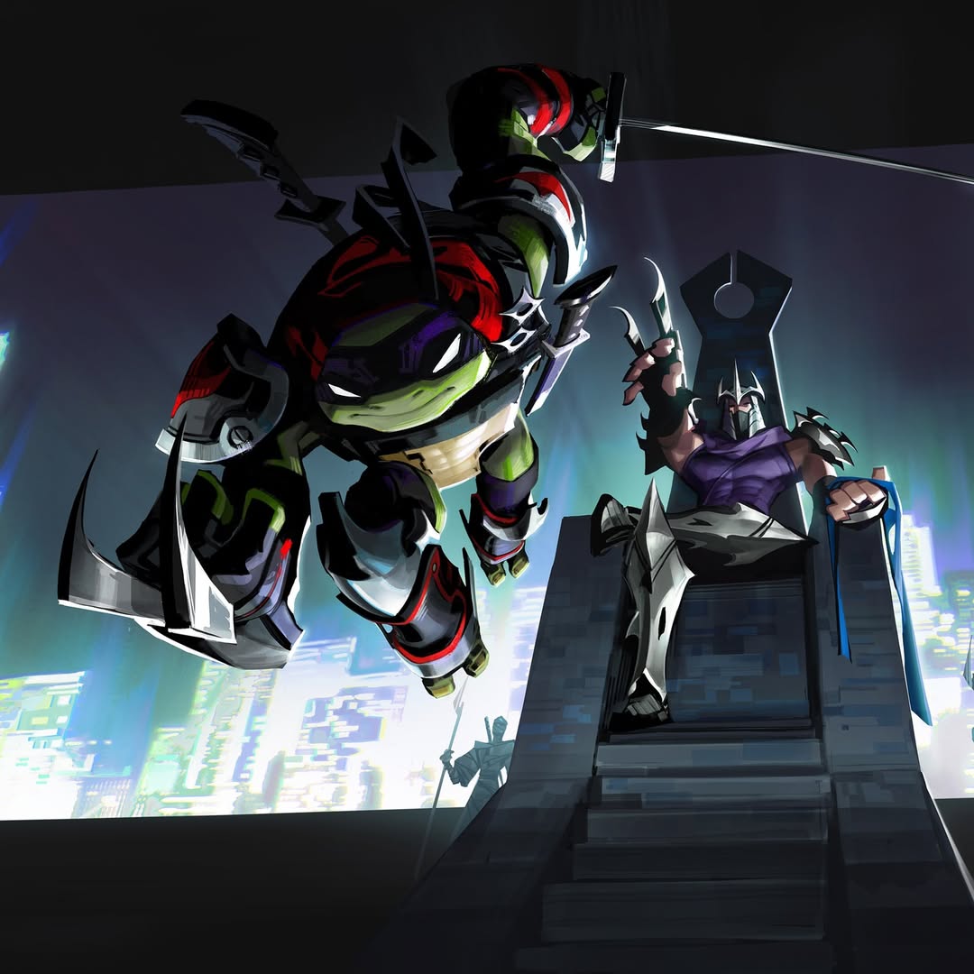 最強の鬼天竺鼠 via Thomas Chamberlain-Keen MTG x TMNT Card Illustration - Dark