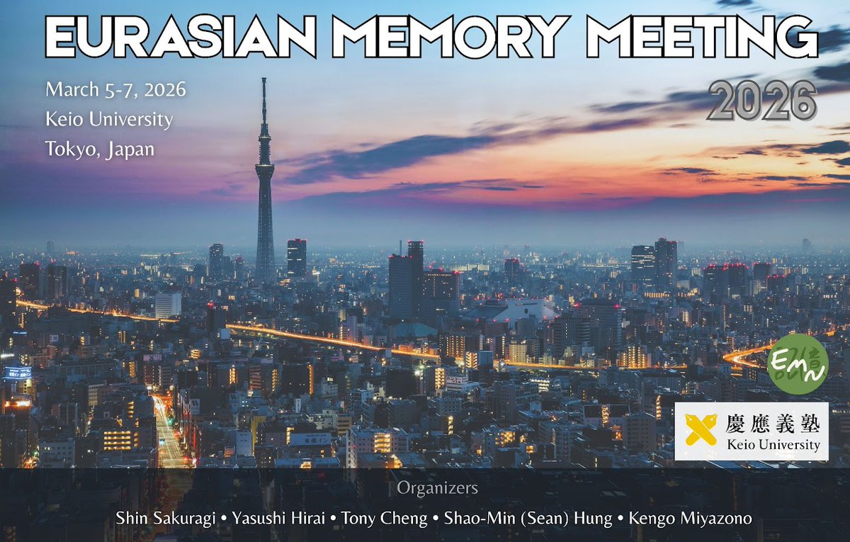 mnemosim's tweet photo. The programme for the 2026 Eurasian Memory Meeting is now up!

https://t.co/ZTDf9UqkFF https://t.co/6ZflZURvEp