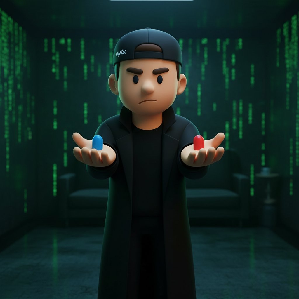 GM WAX FAM ☕

Red pill or blue pill, either way you’re waking up on chain today. Choose wisely and build something cool.