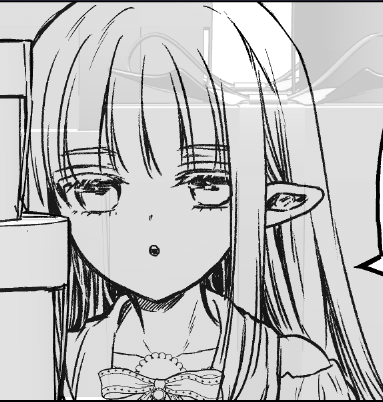 下書きからペン入れ 