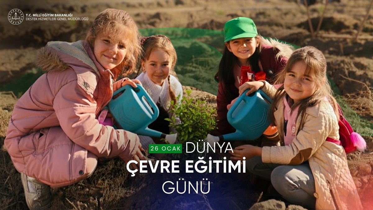 Geleceğin enerji vizyonu ve çevre şuuru bugünün sınıflarında inşa edilecektir. 🌱

26 Ocak Dünya Çevre Eğitimi ve Uluslararası Temiz Enerji Günü; çevre eğitiminin süreklilikle ve bütüncül bir yaklaşımla ele alındığı bir anlayışı yansıtmaktadır. Okullar, bu bilincin erken yaşta
