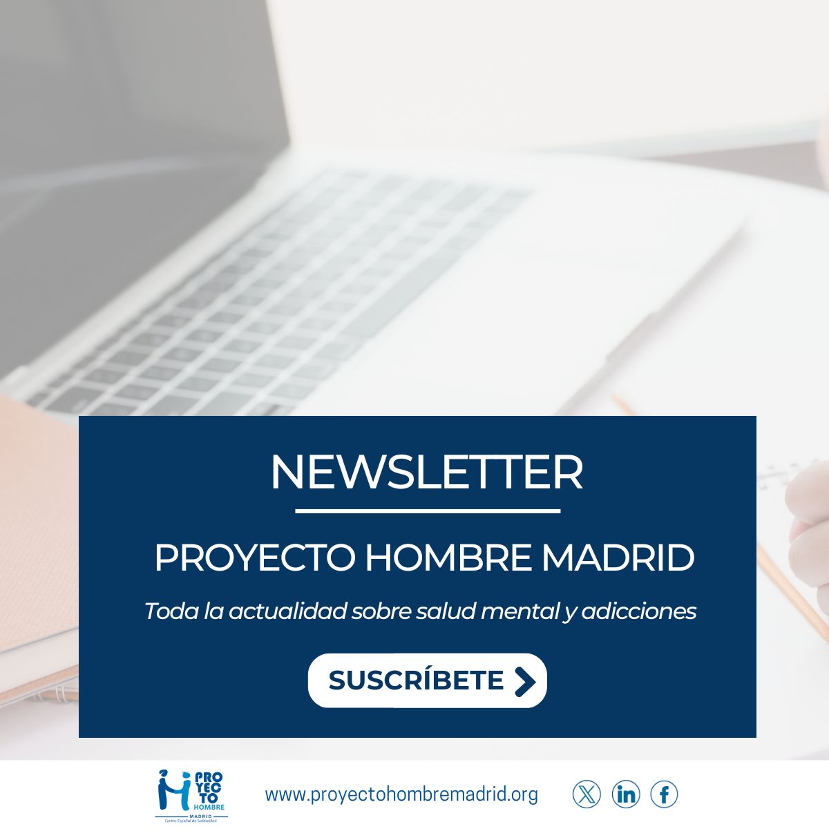 ¡Esta semana recibirás nuestra newsletter!

Te contamos todas las novedades relacionadas con nuestros tratamientos, programas de prevención, últimas noticias, oportunidades de formación, ofertas de trabajo… 

¿Aún no la recibes? ¡Suscríbete aquí!
🔗 bit.ly/3EE1Rb6