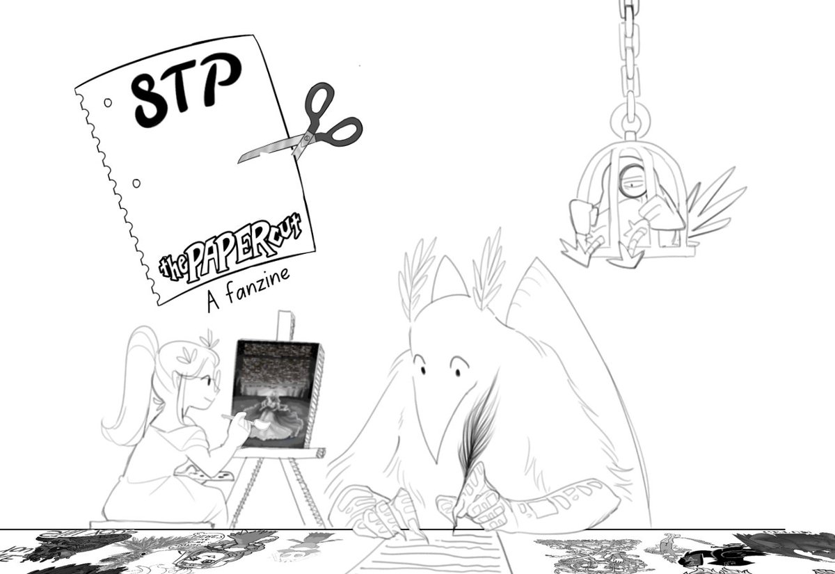 Slay The Princess: The Paper Cut (Fan Zine) tweet media