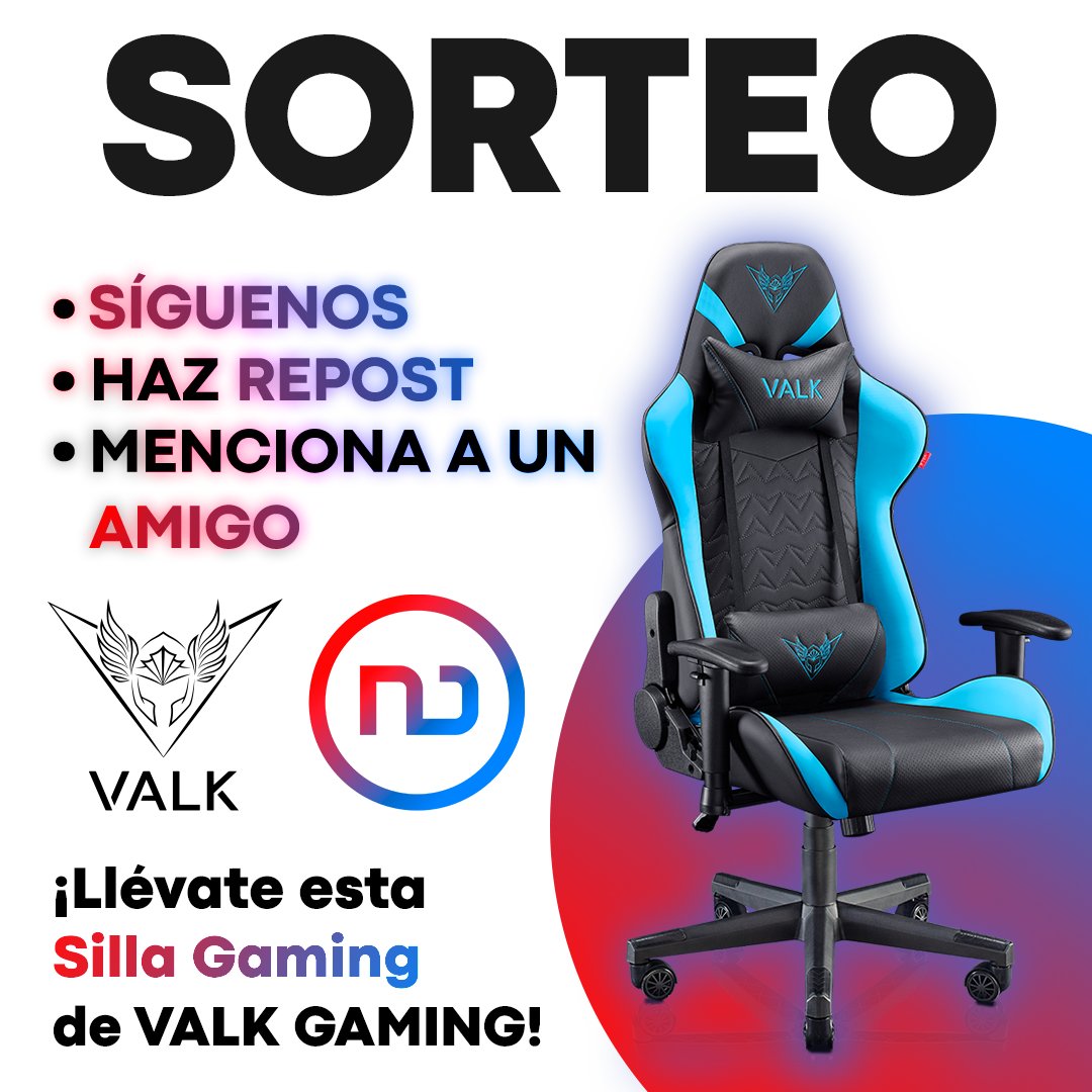 Nintenduo's tweet image. 🔥 SORTEAZO de una Silla Gaming VALK NYX de polipiel 🔥

1️⃣ Sigue a @Nintenduo y @Valkgaming
2️⃣ Haz Repost a este post
3️⃣ Comenta mencionando a un amigo

Duplica tus posibilidades de llevártela participando también en nuestra cuenta de IG.

ADEMÁS… Tienes un descuento de 40€ en…