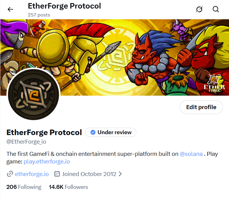 EtherForge Protocol tweet media