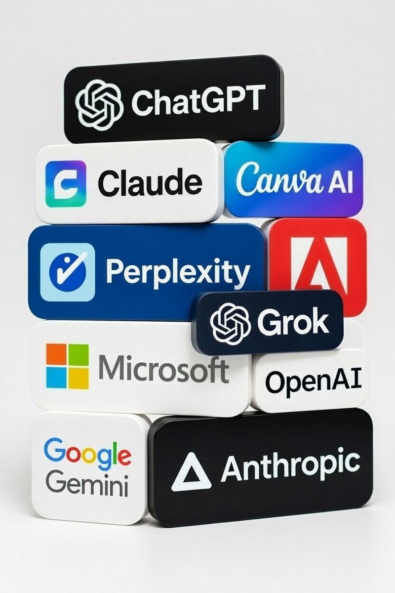 kingsleyinpublc's tweet photo. If you think ChatGPT alone is enough for you as a digital marketer or tech person in 2026, you're already limiting yourself and you're missing the bigger picture.

AI is no longer about knowing one tool.
It’s about knowing which tool to use, when, and why.

Here’s the AI stack smart marketers are using:(THREAD 👇🏽)