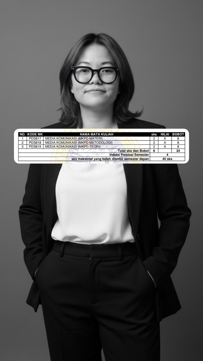 Terimakasih untuk diri sendiri sudah bertahan sejauh ini. Alhamdulillah IP semester ini 4.0 dan berhasil publish scopus Q1 🤲🏻