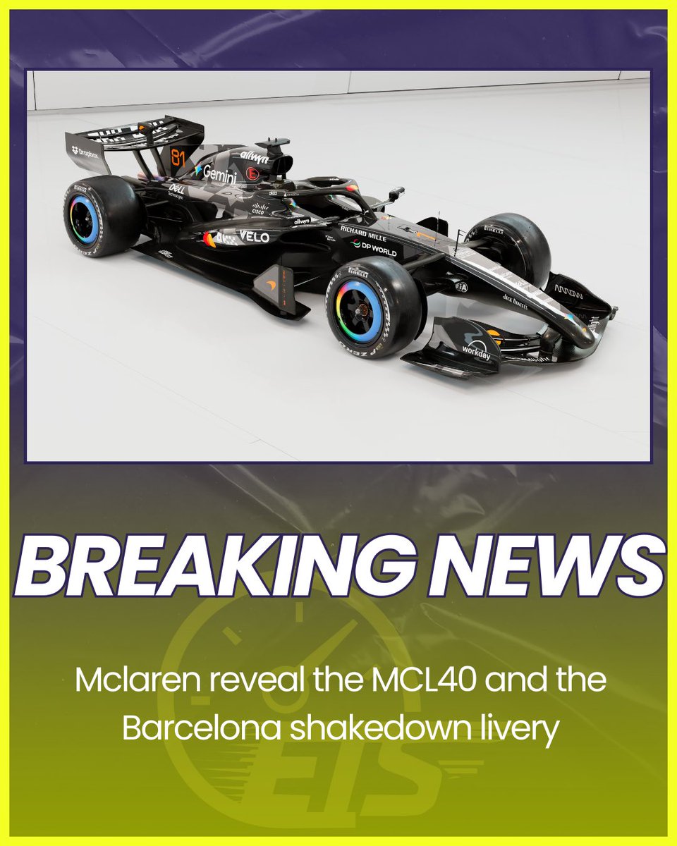EverythingETS's tweet image. Mclaren reveal the MCL40 along with the livery that the team will run in Barcelona this week.

#F1 #Formula1 #Mclaren