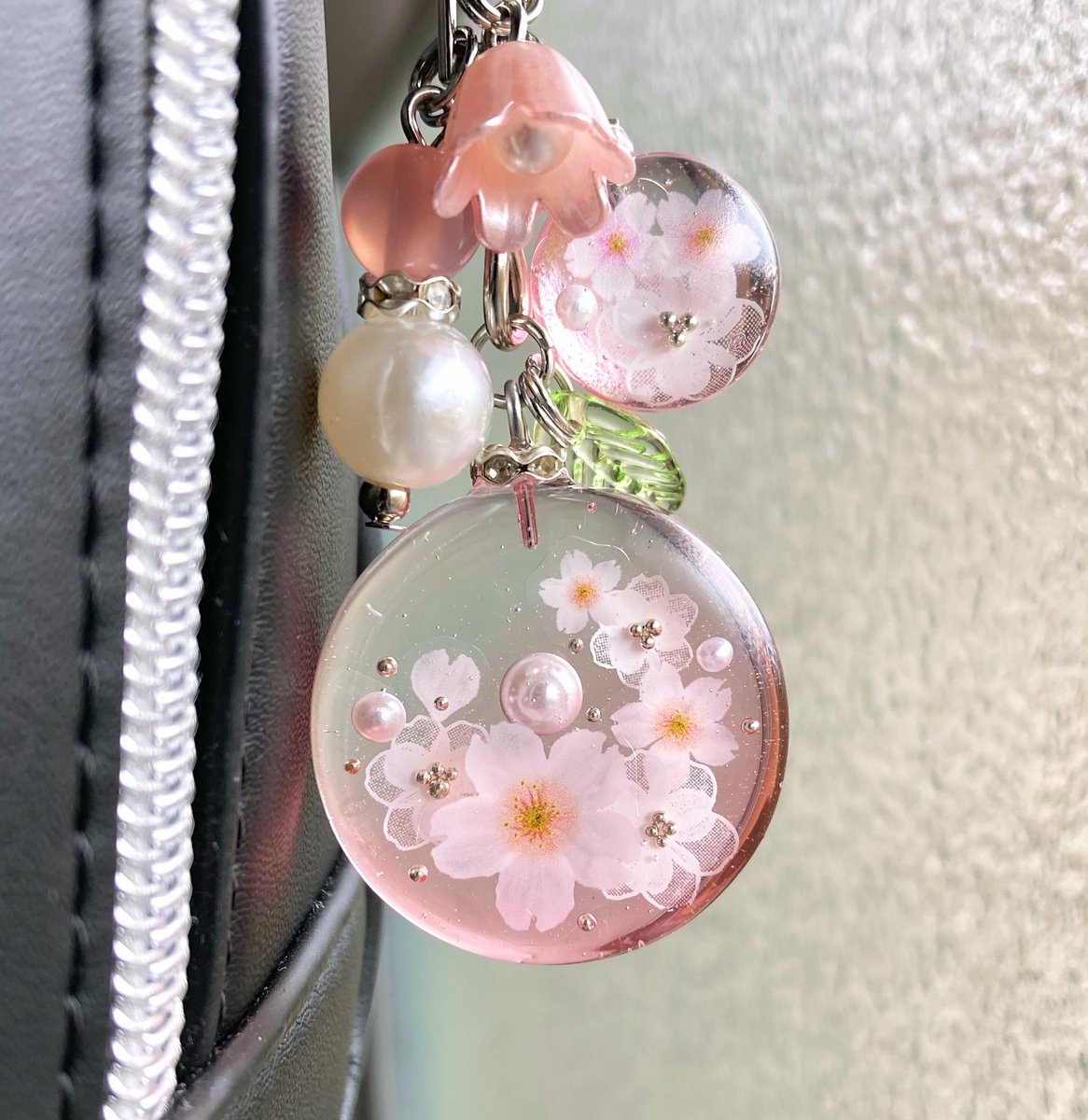 ⁡桜バッグチャーム🌸

#レジン #ハンドメイド #バッグチャーム #桜