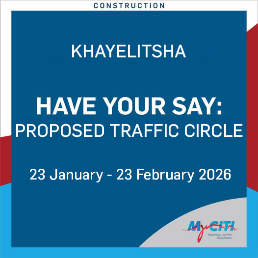 🚧 The City is proposing a double lane traffic circle at the Oliver Tambo Community Hall intersection (Japhta K. Masemola Rd) to improve safety and traffic flow.
👉 Have your say here: bit.ly/4jSYv4p 
#PublicParticipation #HaveYourSay