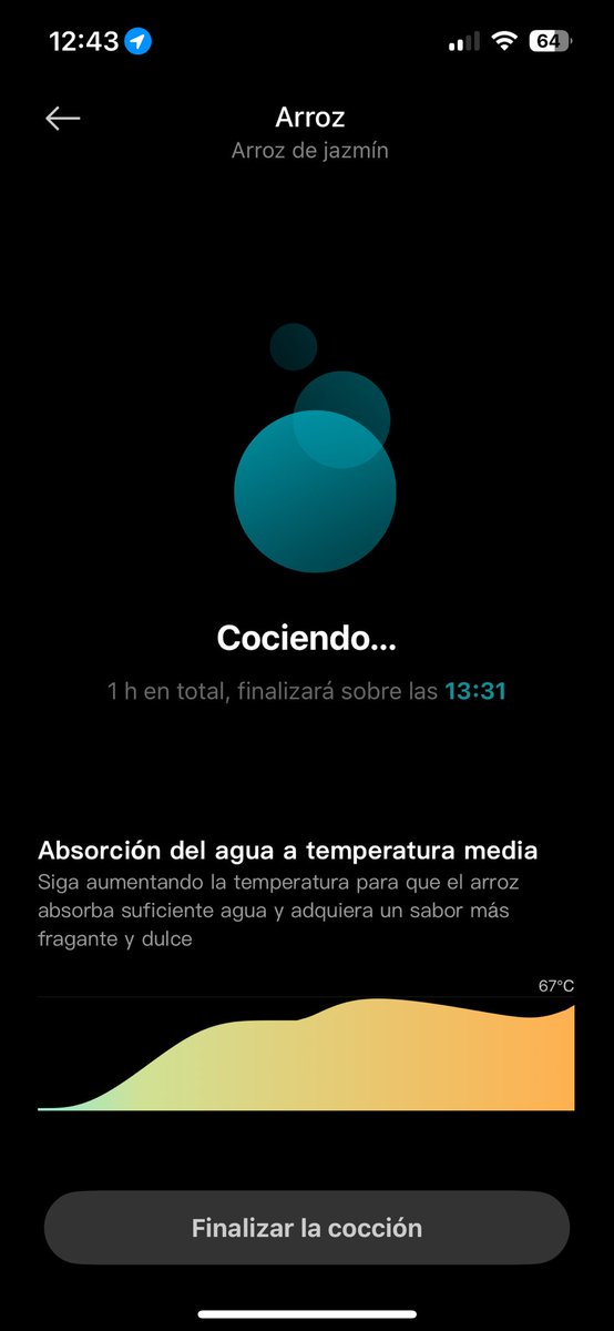 angelaewe's tweet photo. Esto es el futuro puedo ver hasta la temperatura a la que va https://t.co/2AKg9SLl96