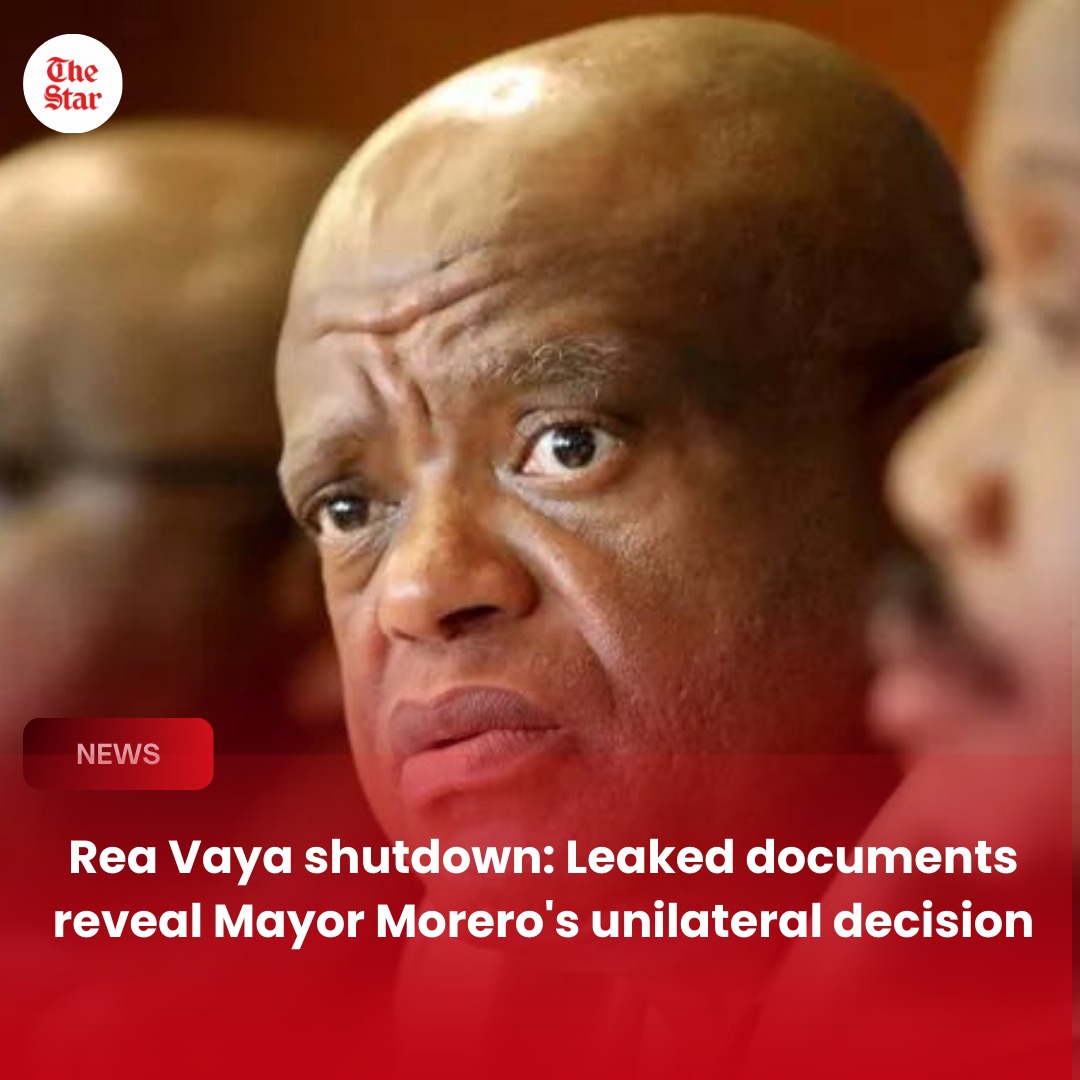 TheStar_news's tweet image. 👀Leaked documents suggest the Rea Vaya shutdown may have been a unilateral decision by Joburg Mayor Dada Morero — triggering political backlash.

🔗 Link in bio

#TheStar #ReaVaya #Joburg #PublicTransport