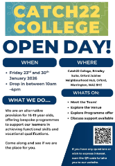 Thinking about your next steps after school? 🎓💼 Join us at the College Open Days, Apprenticeships &amp; Jobs Fair to explore all your options in one place!  
Scan the QR code for more info: