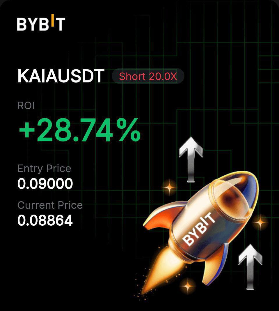 mark_haywoor's tweet image. Short $KAIA  0.0900

KAIA/USDT 

Position:  SHORT 
Leverage: 20x  
Entry Price:  0.0900
Target 1:  0.0888
Target 2:  0.0877
Target 3:  0.0866

SL: 0.0923