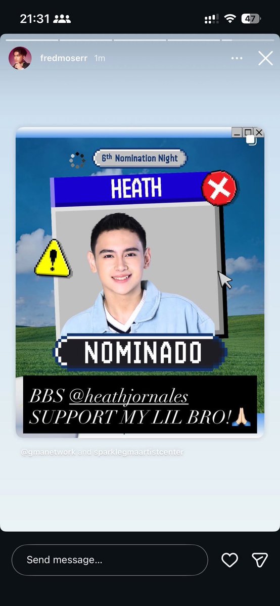 kenkensuson1007's tweet image. Sa mga Fstan/allien diyan lam kong malakas din kayo sa voting baka naman pa help kay moymoy.. same sila ni admiral tahimik pero genuine soft hearted,  gwapo,  and talented. Baka sakale lang .

BBS HEATH