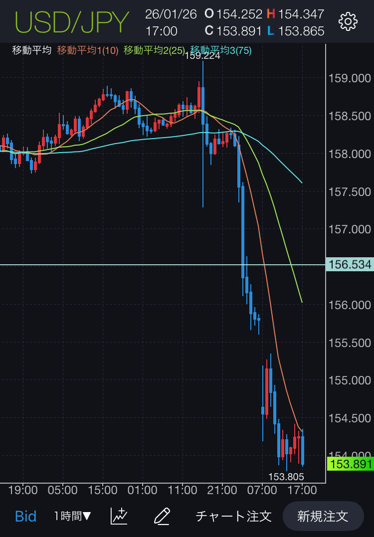 これレバMAXでドル円ショートしてたらいくら儲かったんだろうな