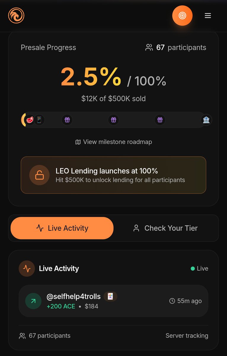 if you haven't heard, there's a new stablecoin on the block called ACE

It's modeled after $DAI and is backed by overcollateralized $LEO, $USDC, and $HBD

right now you can get an 8% discount in the pre-sale

1/