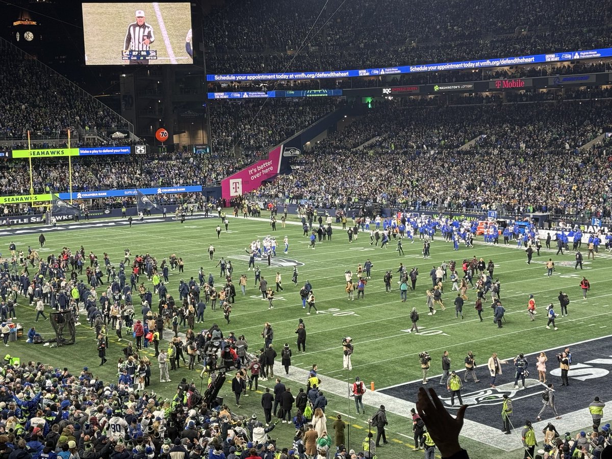 So glad I made it to this game. Great season from the Seahawks