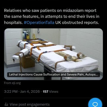 human_frozen_'s tweet photo. @Boycottboogie I witnessed people tortured this way in clinical settings. Disabling the body won't take away conscious experience by removal of the ability to express their voice+symptoms. Paralyzing effects make them look a no-hoper,who isn't feeling anything.
Same as Botched #ExecutionScience https://t.co/OZ5n8dCy3B