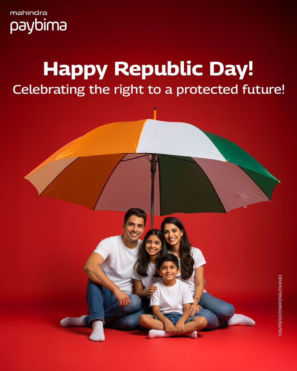 From dreams to responsibilities,
protect every chapter of your journey.
Happy Republic Day 🇮🇳

#Paybima #SahiAdviceSahiInsurance #RightAdvisor #RepublicDay #Insurance