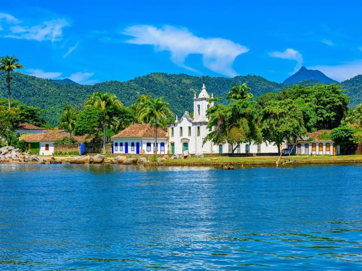 One of the most peculiar towns in the world, Paraty, Rio de Janeiro State, Brazil. Built slightly below sea level, at high tide the ocean will flood the town through special seawall openings and clean out the streets with up to a foot of water, every new moon and full moon. Now a