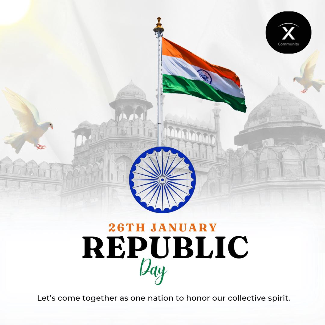SphereXGlobal's tweet photo. 🇮🇳 Celebrating the spirit of freedom, innovation, and unity that defines India.

SphereX Community stands proud to be part of a nation that dreams big and builds even bigger. 💫

#RepublicDay #SphereXCommunity #IndiaAt77 #ProudToBeIndian #InnovationForIndia #JaiHind https://t.co/KDjtrb56Ve