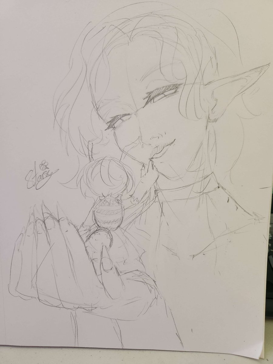 StarsyLighte's tweet photo. @teabunnypaws I most gratfully hand over mah Starsy Baybee into your hands. I included a picture of one her bees for an example of her iris and a picture of her in a friend's hands for scale! https://t.co/6Lyg7IUJir
